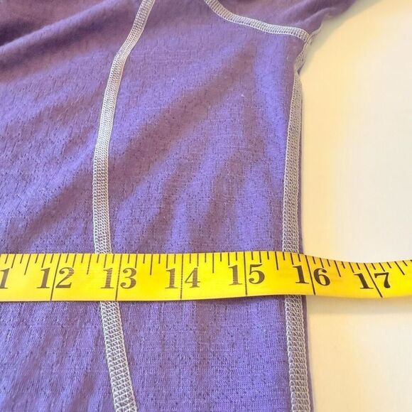 Ulvang Women’s Purple & Gray Long Sleeve Merino Wool Blend Running Sport Top SzL - Picture 7 of 14